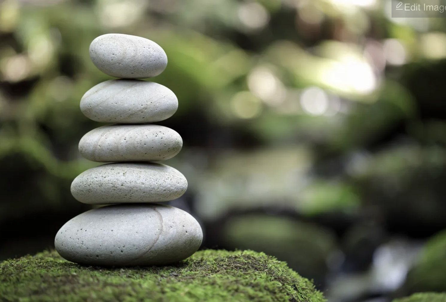 zen balancing rocks for relationship therapist office